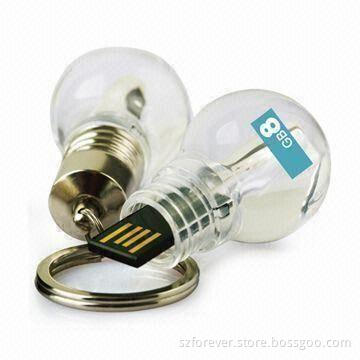 USB Memory Sticks, Made of PVC with 2/4/8/16GB Memory Size and Built-in Password Protection